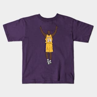 Shaquille O'Neal Pointing Up Kids T-Shirt